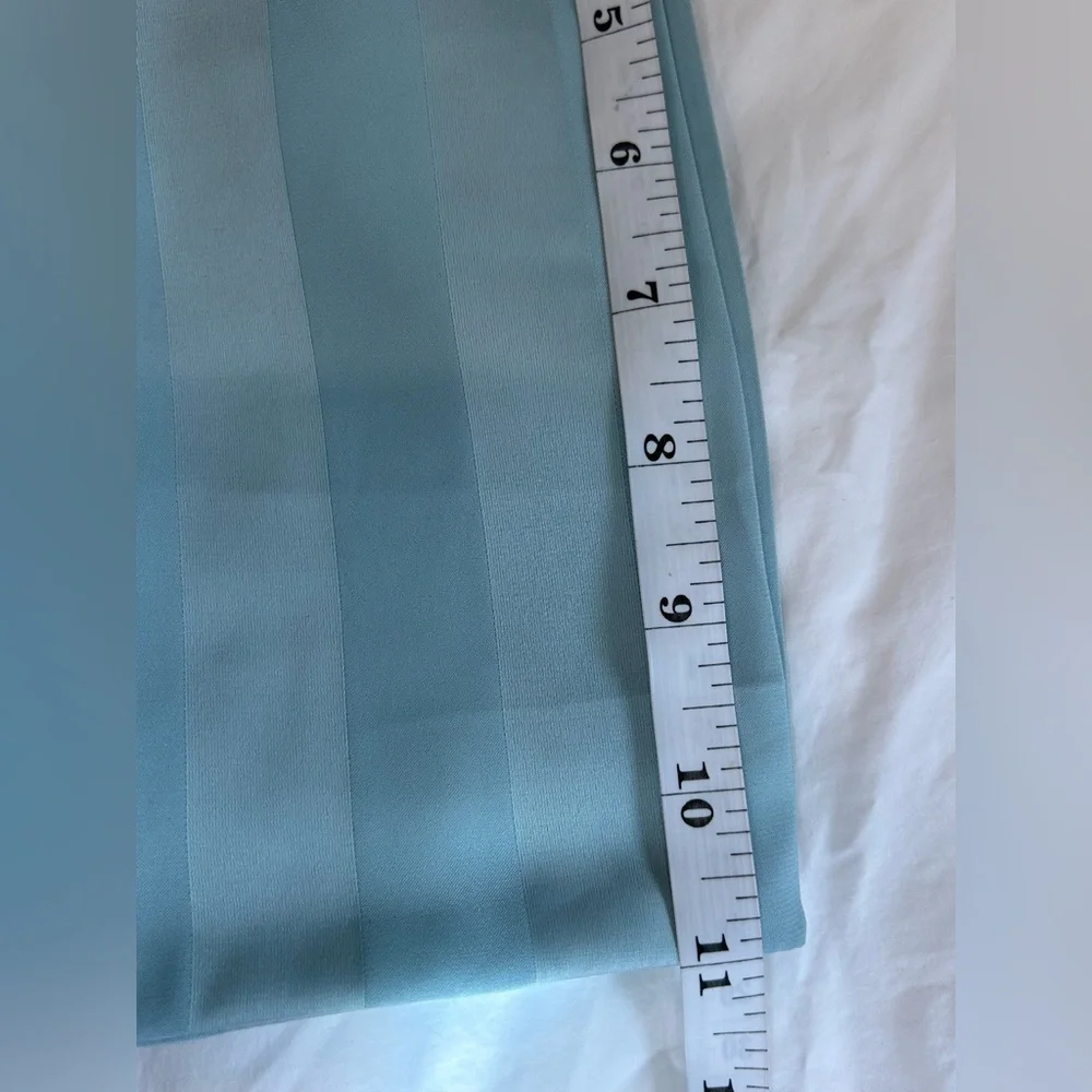 VERA & LUCY - Mint Striped Silky Trouser & Blazer Suit Size S - Picture 16 of 16